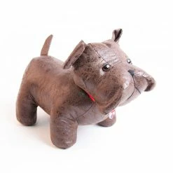 Cheap 😍 Decor Faux-Leather Bulldog Doorstop 🔥 -bbc Elegant shop 23036B