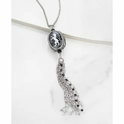 Hot Sale 👍 Lifestyle Vintage Glass Spinning Pendant and Necklace 🔔