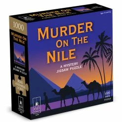 Best Sale ✨ Lifestyle Murder Mystery Jigsaw Puzzle: Murder on the Nile 👍