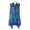 Buy 🛒 Lifestyle Van Gogh Irises Sheer Long Vest 👏