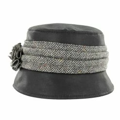 Buy ⌛ Celtic Waxed Cotton Hat: Black 💯