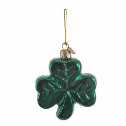 Outlet ⌛ Holiday Shamrock Glass Ornament ❤️