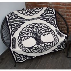Promo ✔️ Celtic Tree of Life and Trinity Knot Throw 😀