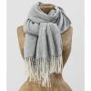 Hot Sale 🎉 Celtic Irish Merino and Cashmere Wool Shawl: Grey 🛒