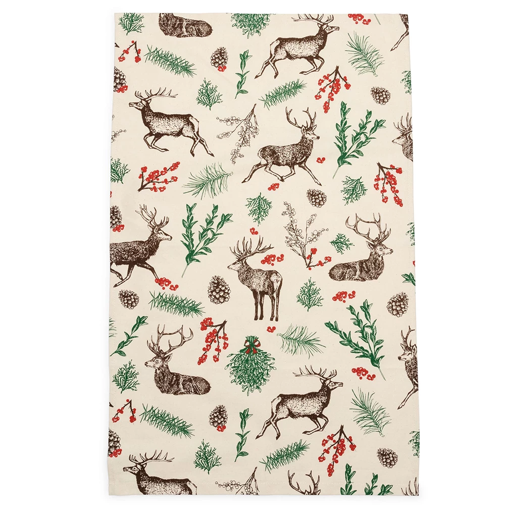 New 🎉 Holiday "Christmas Reindeer" Tea Towel 🔔 1 New 🎉 Holiday "Christmas Reindeer" Tea Towel 🔔